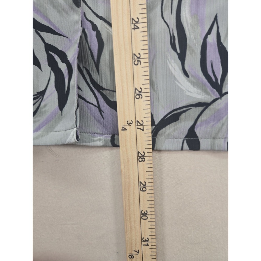 Alia Shirt Womens Button Up Shirt Size 16 Floral Short Sleeve Lightweight - Picture 7 of 9